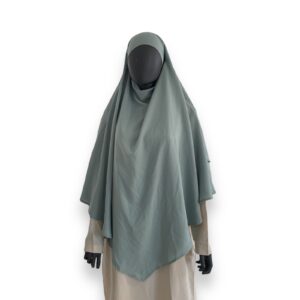 Khimar 2 capas Medina Turquesa